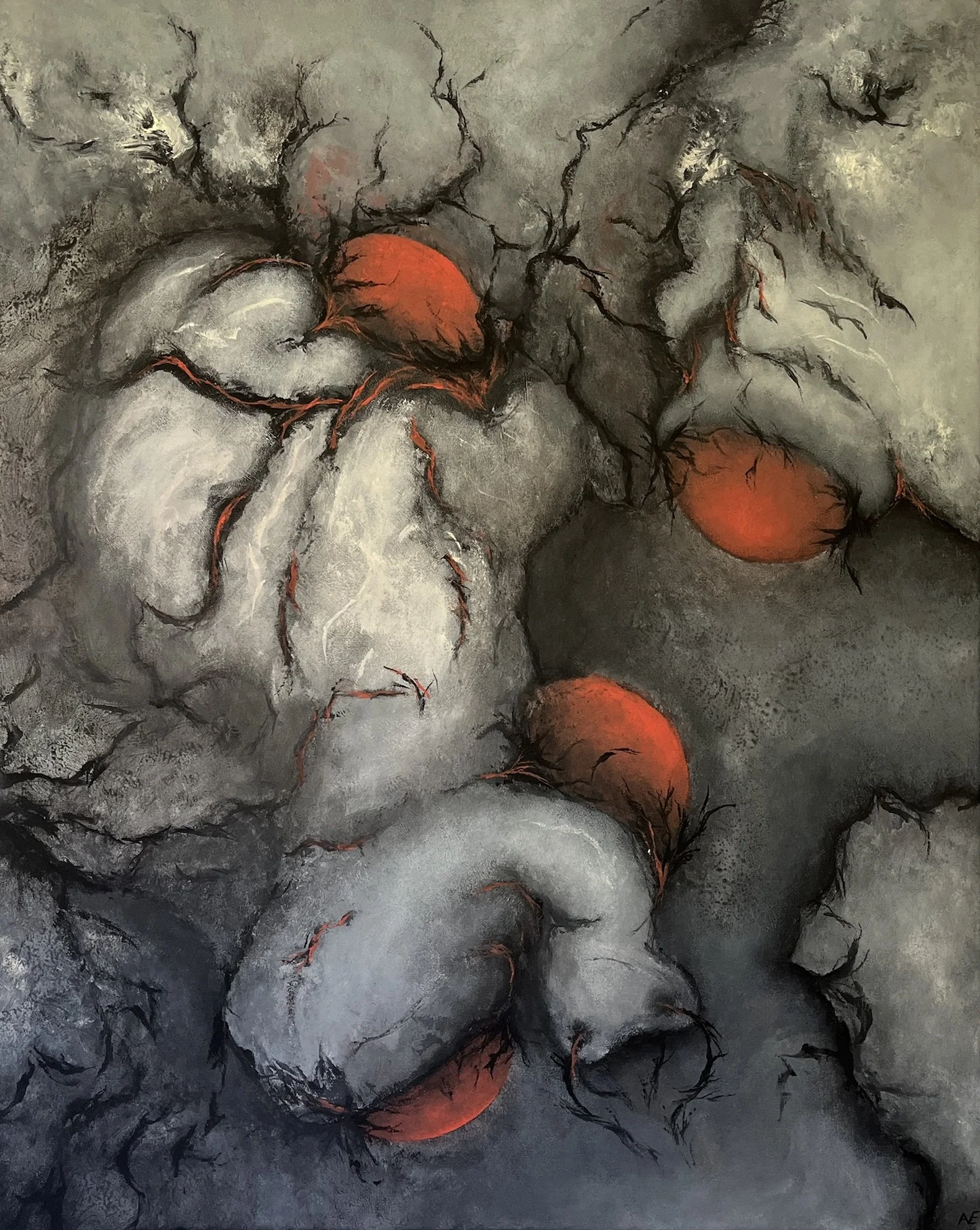 Painting No. 289, acrylic on canvas, 80 × 100 cm, 2026